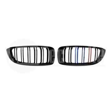 Решетки радиатора компл. BMW 4 F32/F36 (GT) 13-21 (глянц. чёрн. двойная) (M-стиль), AutoTechteile, 708 5123,