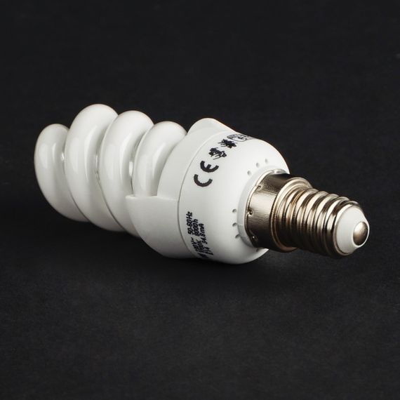 Лампа энергосберегающая E14 PL-SP 8W/827 techno Br 220V | Зображення 1
