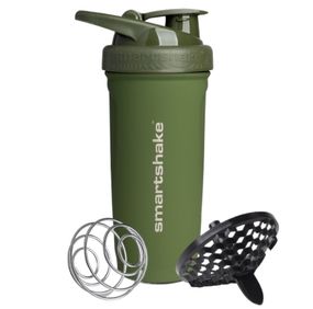 Спортивний шейкер SmartShake металевий Reforce Stainless Steel 30oz/900ml Army Green