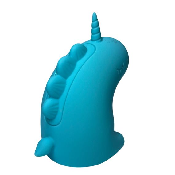 Стимулятор клітора з довгим обертовим язичком UNIVIBE Єдиноріг, 10 режимів, блакитний Sex Aura | Зображення 5