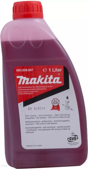 Мастило для 2-тактного двигуна 1 л Makita 980008607 | Зображення 1