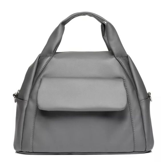 Жіноча спортивна cумка Sambag Vogue BKS графітова 37 х 25 х 16 см (90153009)