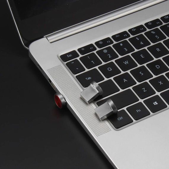 Флеш накопичувач 64GB, USB 2,0, Jaster / Металева флешка для ноутбука / Флешка міні кнопка | Зображення 1