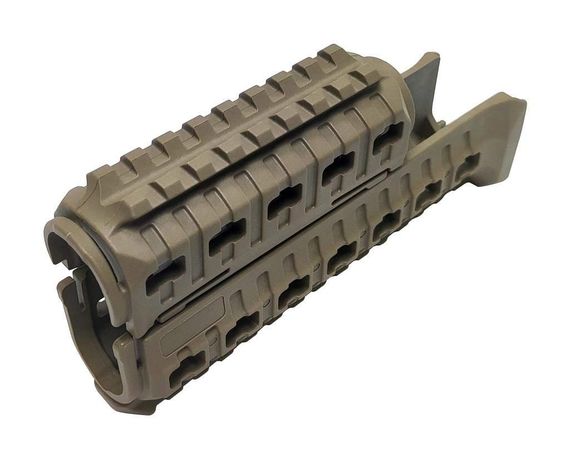 Цівка на DLG Tactical для АК 47 АК 74 АКМ койот Цівка для АК Цівка DLG Цівка на АК Цівка з планками пікатінні | Зображення 1