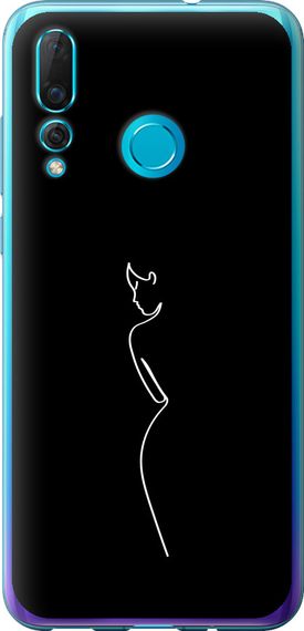 Чехол на Huawei Nova 4 Силуэт1 "4590u-1632-17620"