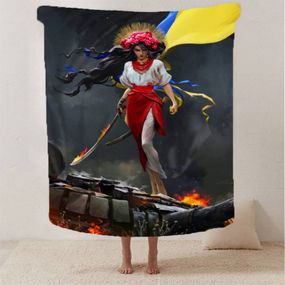 Плед 3D Я-Украинка 2894_C 13255 80х100 см