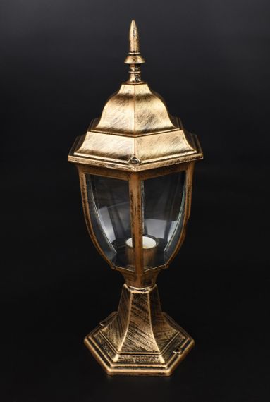 Ліхтар вуличний на ніжці 25506 Золото 37х15х20 см.