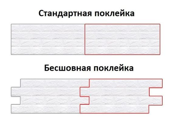 3D панель самоклеюча цегла М'ятний 700х770х7мм (012-7) SW-00000050 | Зображення 4