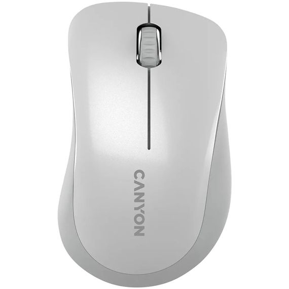 Мышь компьютерная безпроводная Canyon CNE-CMSW11PW Pearl White белая