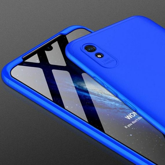 Чохол GKK 360 градусів для Xiaomi Redmi 9A колір Синій | Зображення 1