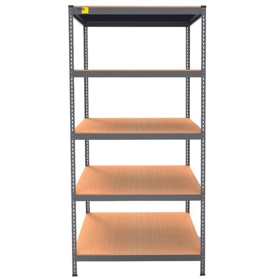 Металевий стелаж MRL-2400 ( 900x600) чорний | Зображення 1