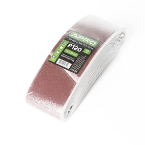 Стрічка шліфувальна нескінченна APRO P120 75×533 мм (10 шт.) 8280551