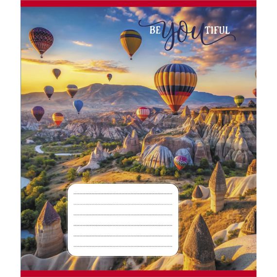 Зошит учнівський "Краса природи" 012-500301K-1 в клітинку, 12 аркушів (959050)