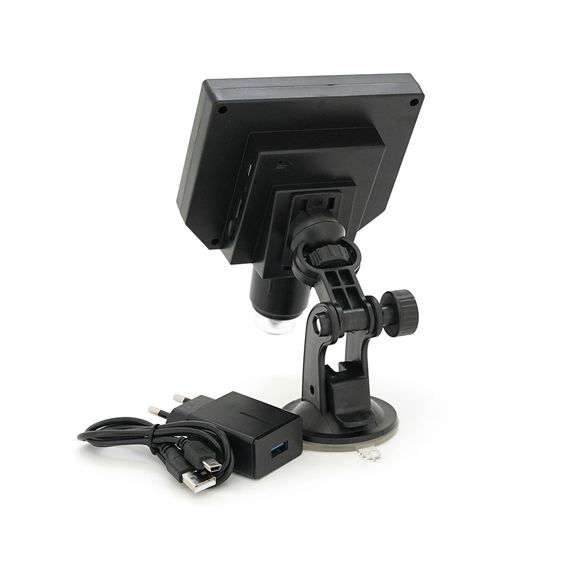 Видеомикроскопы BAKKU BA-006 с дисплеем 4.3 ", увеличение 1-600X, 3.MP, Black | Зображення 4