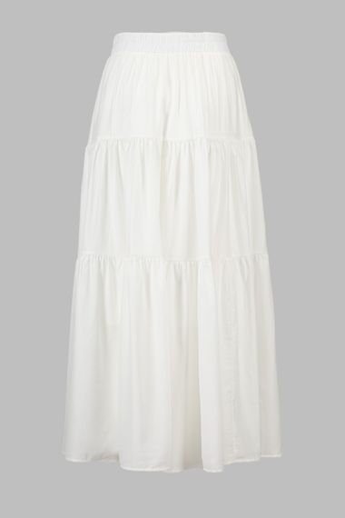 Спідниця однотонна жіноча 3301 One Size Білий shop (2000990509857) | Зображення 6