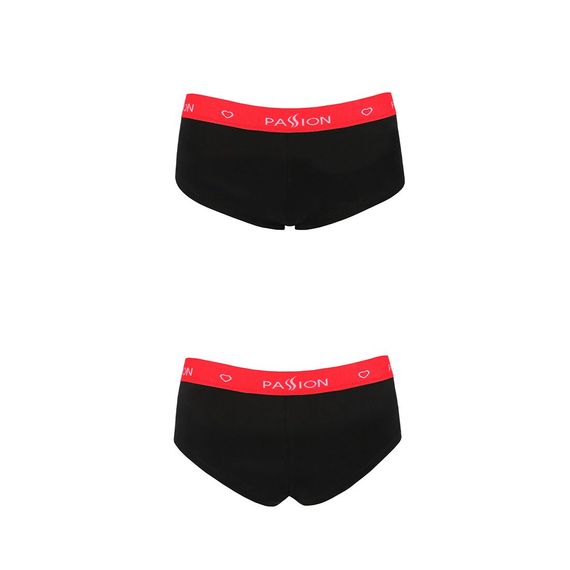 Трусики-шортики Passion PS003 PANTIES S, black | Зображення 4