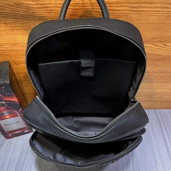 Рюкзак чоловічий шкіряний. Чорний міський рюкзак для ноутбука та документів Tiding Bag 13292 | Зображення 3