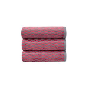 Рушник TAC 100525 Туреччина 70*140 см  Бавовна + віскоза Бордове