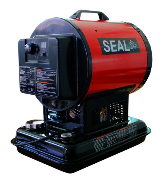 Дизельна інфрачервона теплова гармата SEAL 20,5 кВт, площа обігріву 20 кв.м., чорний/червоний (IR 20) | Зображення 3