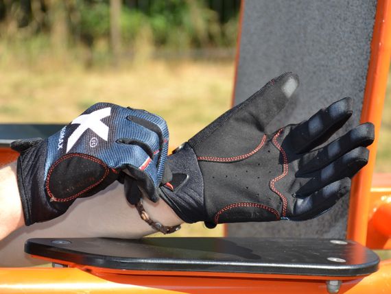 Рукавички для фітнесу MadMax MXG-102 X Gloves Black/Grey/White M | Зображення 5