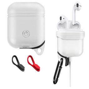 Cиликоновый чехол Primo Sherp для Apple AirPods - White