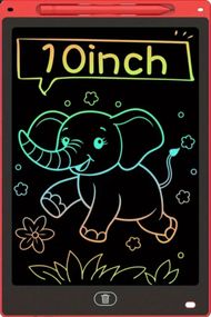 10 дюймов цветной ЖК-планшет для письма, детский блокнот для рисования, доска, планшет для рисования Красный