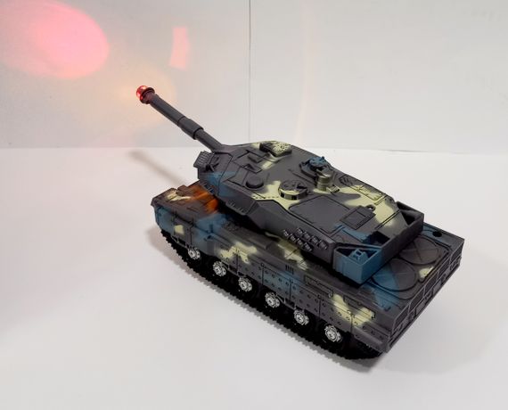 Танк 383-23 D/24D/24D1 Tank Model, світло, інерція, у слюді (6983903110455) Сірий | Зображення 3