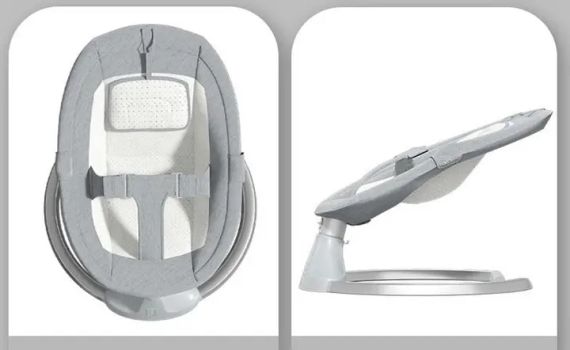 Колисковий центр шезлонг-гойдалка+москітна сітка (підвісні іграшки) | Зображення 4