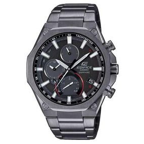 Мужские водонепроницаемые кварцевые наручные часы Casio оригинал Edifice EQB-1100DC-1AER со стальным браслетом