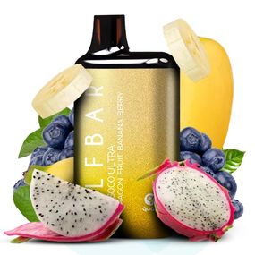 Elf Bar BC5000 Ultra. Дракон Фрукт Банан Ягоды (Dragon Fruit Banana Berry)