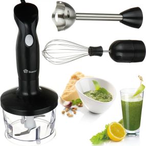 Блендер Domotec Ms-5103 3в1, ручний занурювальний блендер, міксер, кухонний комбайн, кухонний подрібнювач 500 Вт