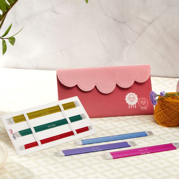 Набор носочных стальных спиц KnitPro Zing - Socks Kit, 15 см | Зображення 2