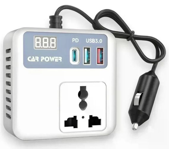 Автомобильный инвертор Car Power 150W 12V–220V | Зображення 2