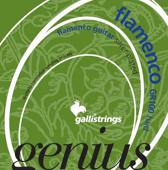 Струни для класичної гітари Gallistrings GR100 (.030-.045), ProCoated, HARD, SIlver