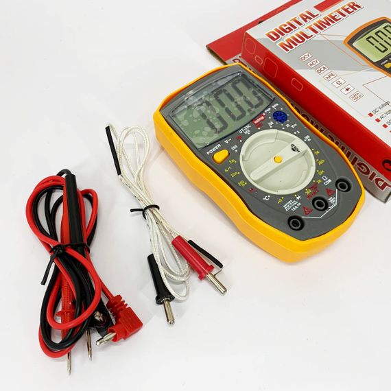 Мультиметри портативні HAOYUE DT-33C, Мультиметр цифровий тестер амперметр, Тестер перевірки напруги OY-76 | Зображення 6