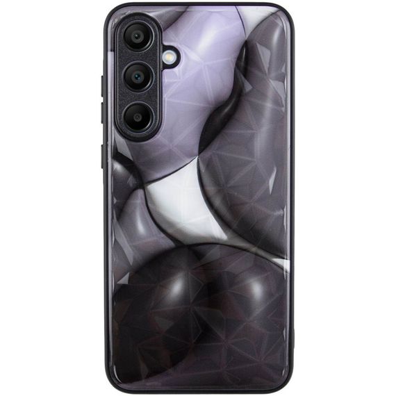 TPU+PC чохол Prisma BubbleGum для Samsung Galaxy A55 3D Grey | Зображення 1