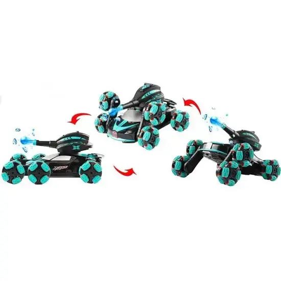 Танк вездеход,радиоуправляемый танк трехосный стреляющий орбизами | Зображення 3