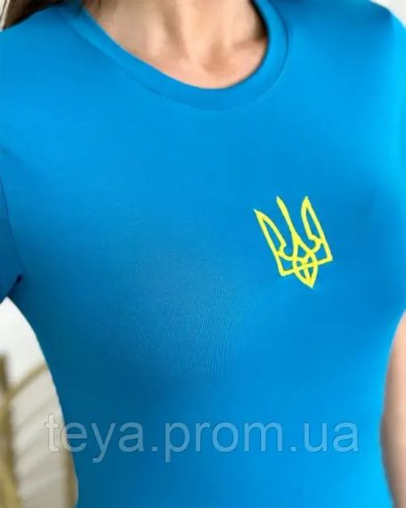 Футболка для жінок колір блакитний розмір S FI_007071 | Зображення 3