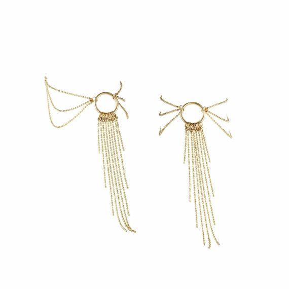 Браслеты для ног Bijoux Indiscrets Magnifique Feet Chain — Gold sexstyle | Зображення 10