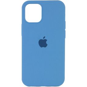 Чехол Silicone Case Full Protective (AA) для Apple iPhone 13 Pro (6.1") Голубой / Cornflower