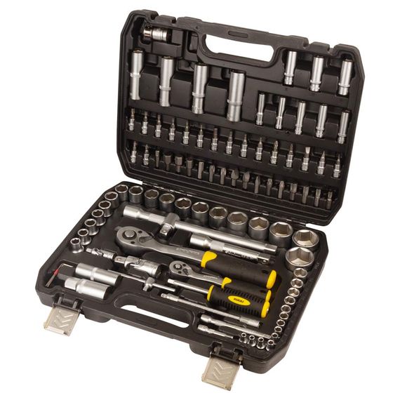 Набір насадок торцевих і біт Sigma 1/4", 1/2" 94 шт CrV mid (6003761)