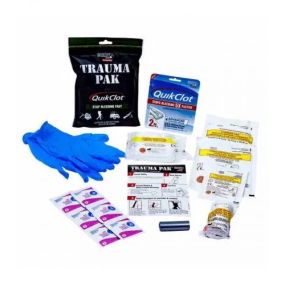 Індивідуальна аптечка з гемостатичним бинтом QuikClot Adventure Medical Kits Trauma Pak для військових та цивільних