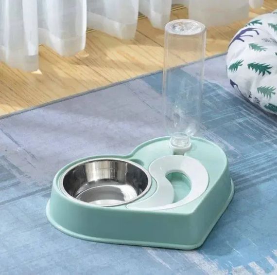Годівниця з напувалкою для домашніх тварин DOG & Cat bowl | Посуд для собак та кішок | Зображення 1