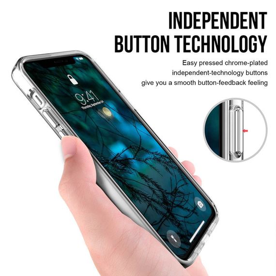 Чохол TPU Space Case transparent для Apple iPhone 15 Pro (6.1") Прозорий | Зображення 4