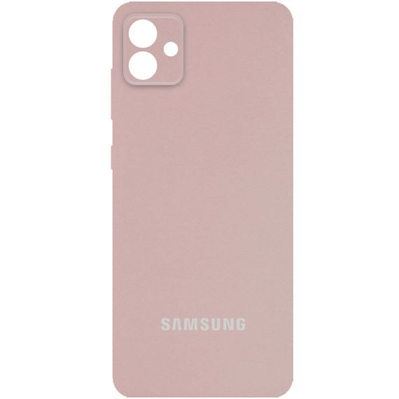 Чохол Silicone Cover Full Camera (AA) для Samsung Galaxy A04, Рожевий