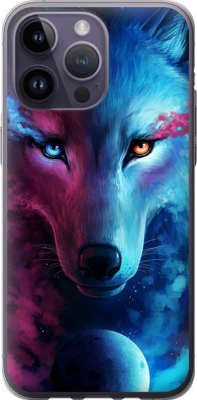 Чехол на iPhone 14 Pro Max Арт-волк "3999u-2667-17620"