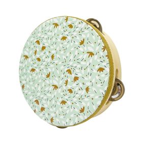 Деревянная игрушка Бубен "Цветочки" MD 0367-58 диаметр 15 см