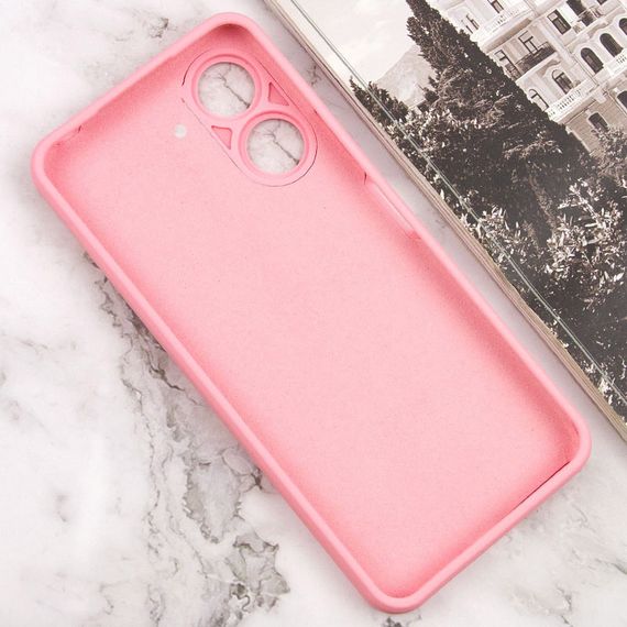 Чехол TPU GETMAN Liquid Silk Full Camera для Xiaomi Redmi 13C / Poco C65 Розовый / Pink | Зображення 2