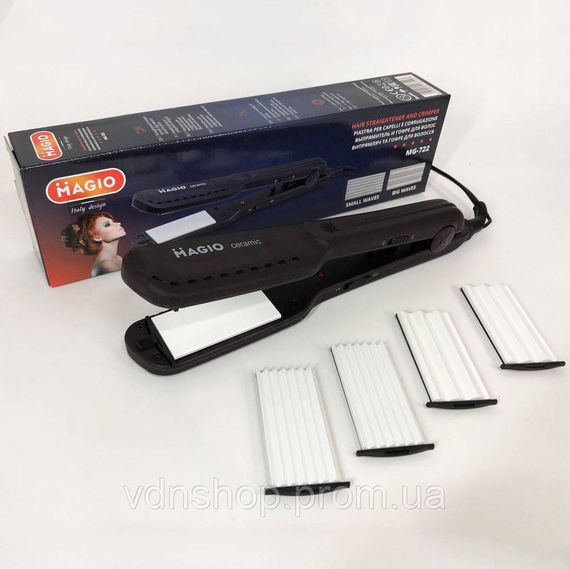 Укладання волосся випрямляч, Гофре плойка праска для волосся Щипці для Плойка випрямлення QX-87 | Зображення 8