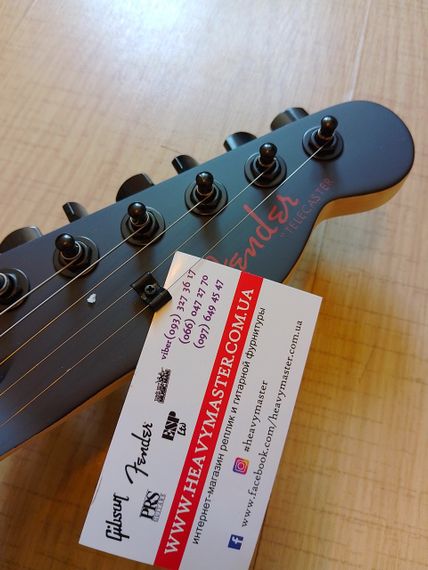 Електрогітара Fender Telecaster Black matte China | Зображення 6
